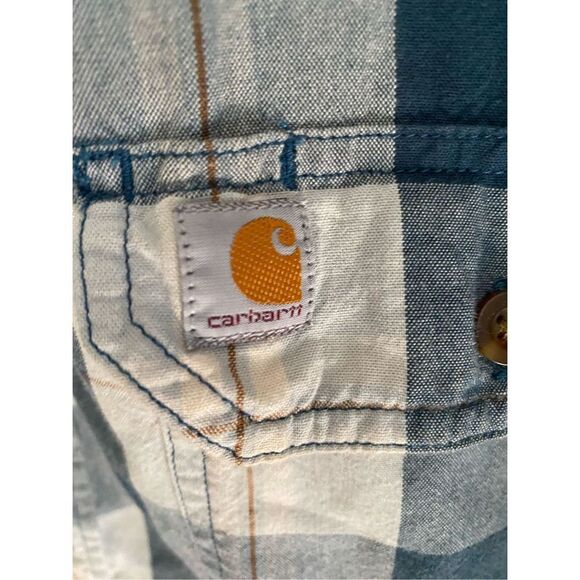 Carhartt men’s plus size plaid button down shirt size 3X - Picture 3 of 5